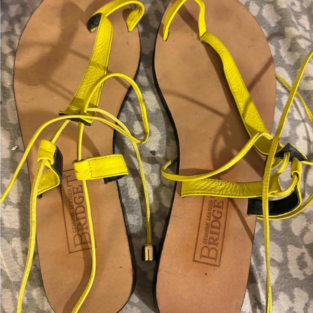 Bridgette Sandals Leather Strappy Sandals Jamaican sandals